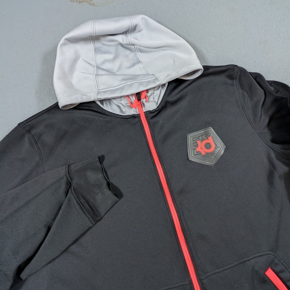 Nike KD Full Zip Hoodie Mens XXL Black Therma-FIT Basketball Jacket‎ 521142-011